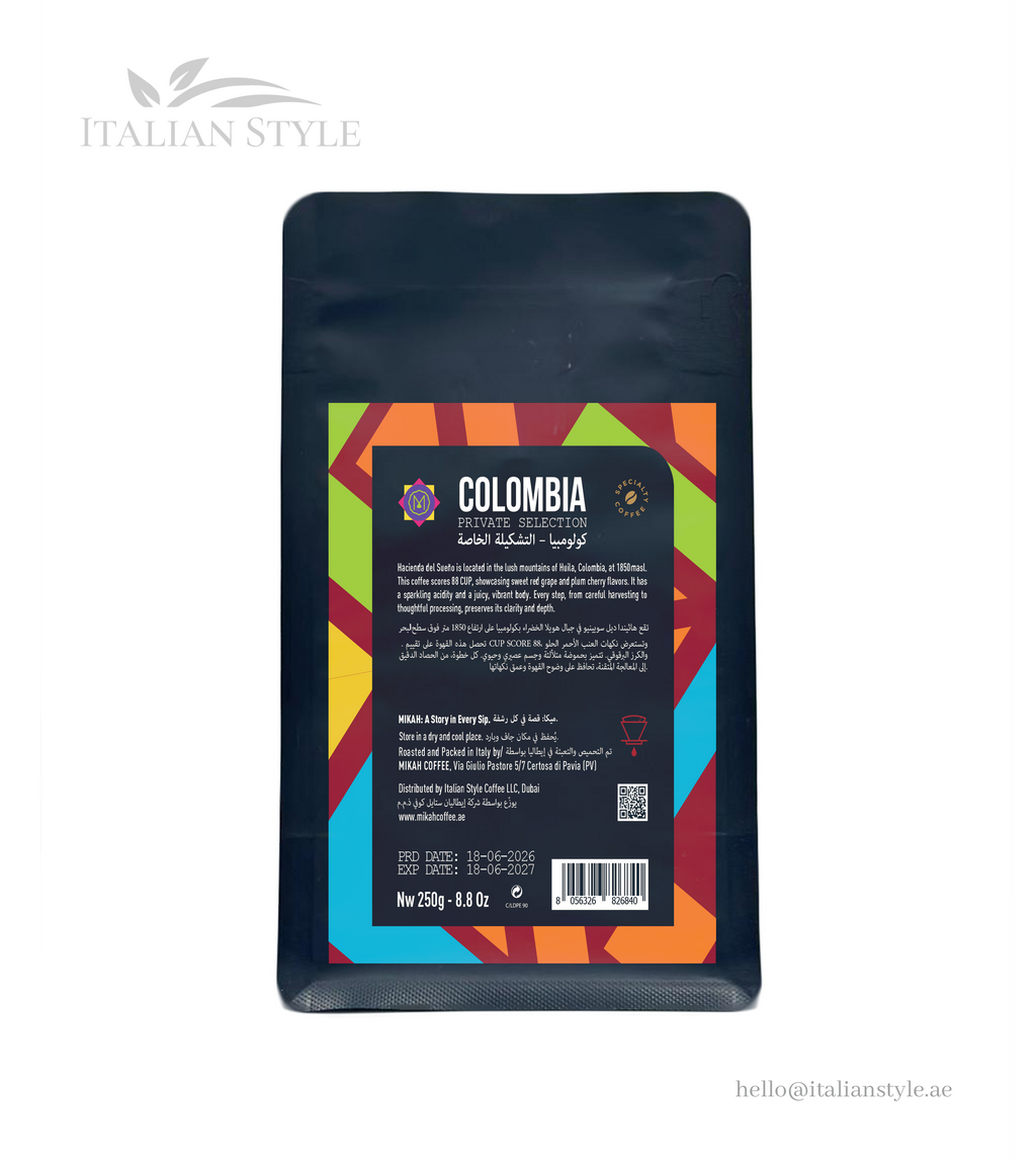 MIKAH Colombia Private Selection Specialty Coffee 250 G