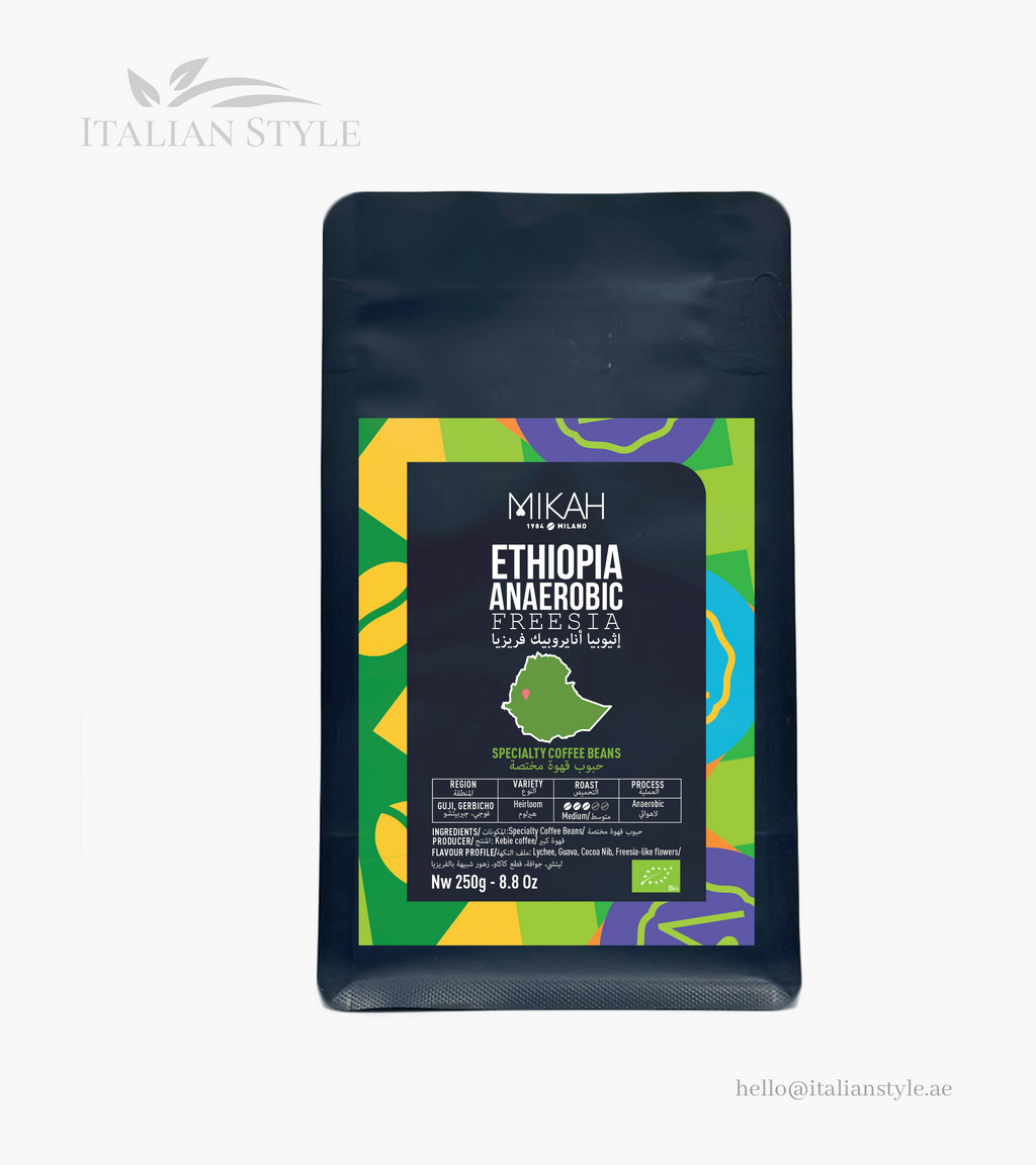 MIKAH Ethiopia Anaerobic Freesia Specialty Coffee 250 G