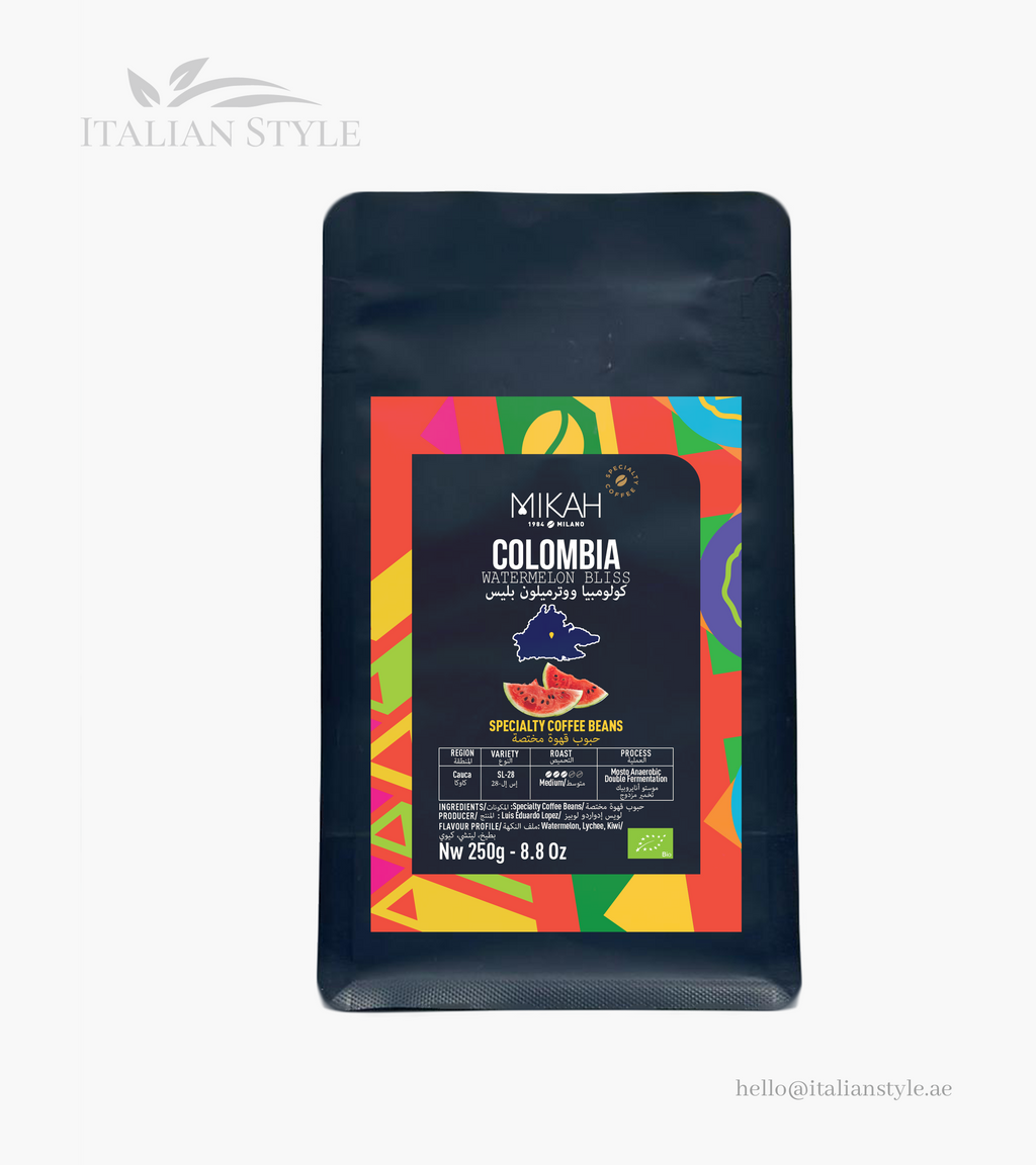 MIKAH Colombia Watermelon Bliss Specialty Coffee Beans 250 G