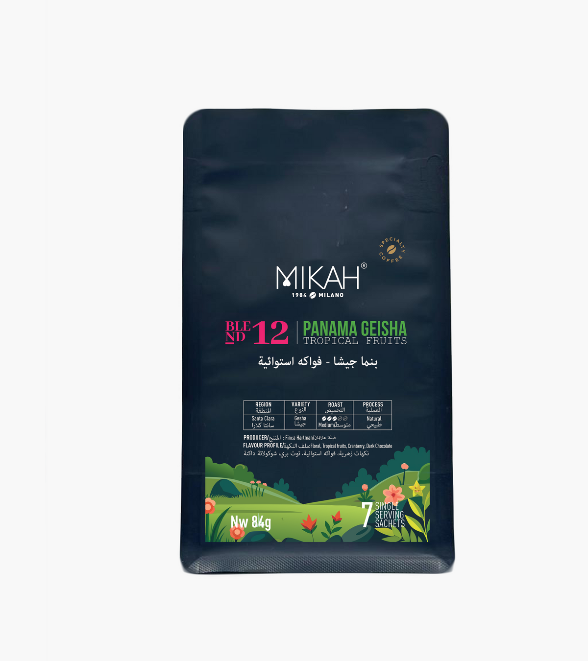 MIKAH Panama Geisha Tropical Fruits Specialty Coffee 84g