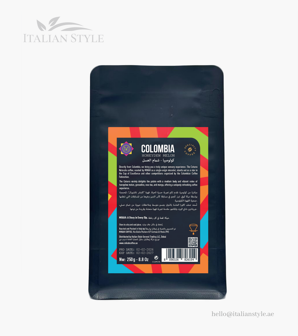 MIKAH Colombia Honeydew Melon Specialty Coffee 250 G