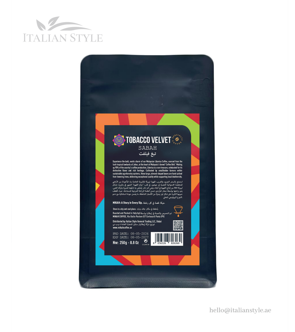 MIKAH Malaysia - Tobacco Velvet Specialty Coffee 250 G