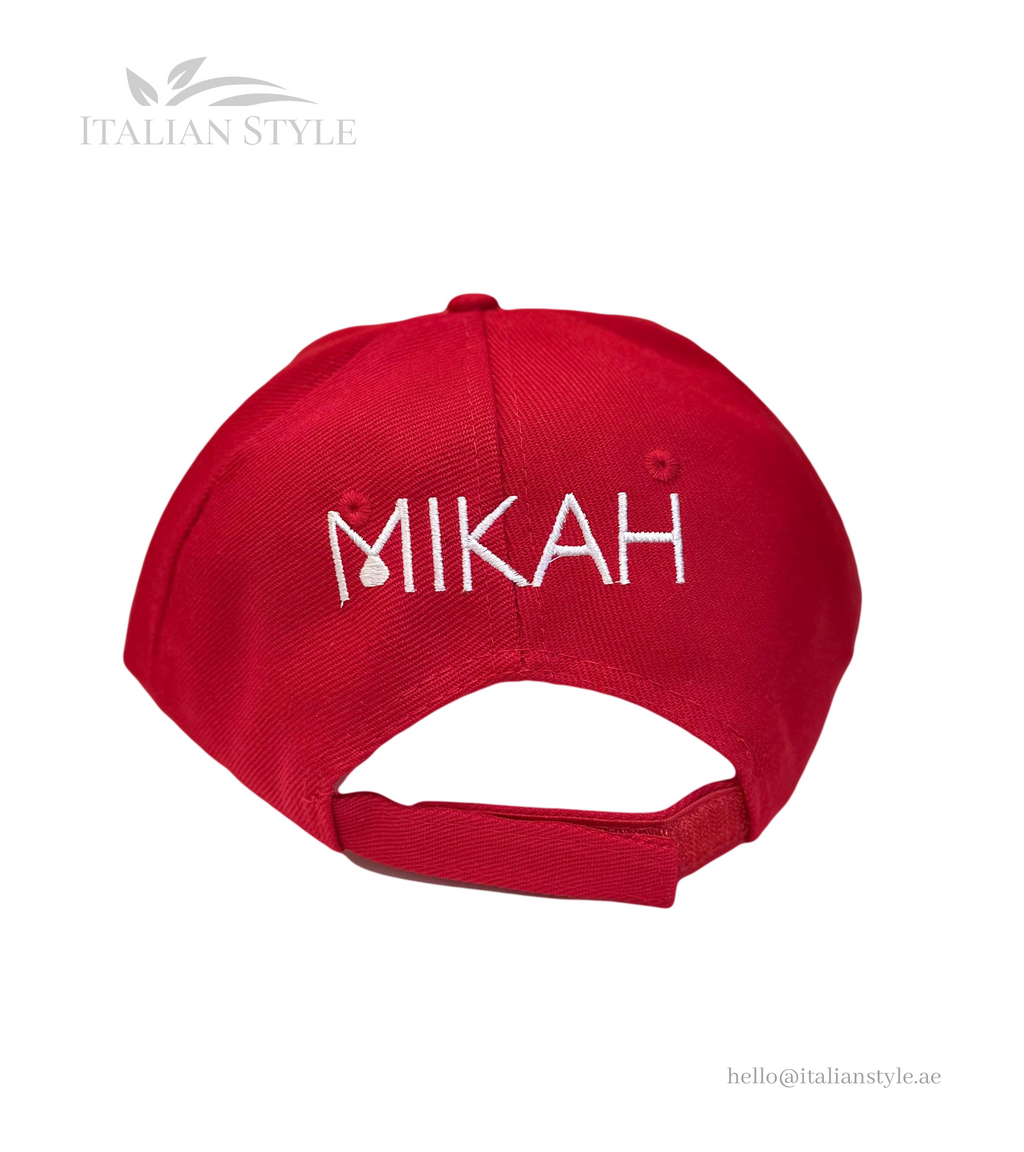 Mikah Cap - Red Colour