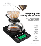 Drip coffee scale and timer