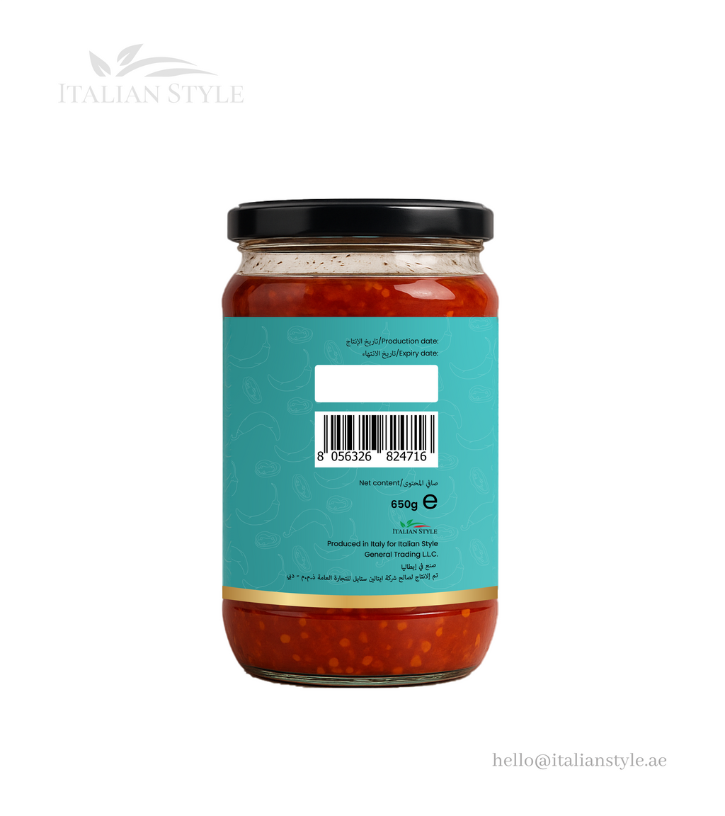 Chopped Hot Chilli Pepper In Oil