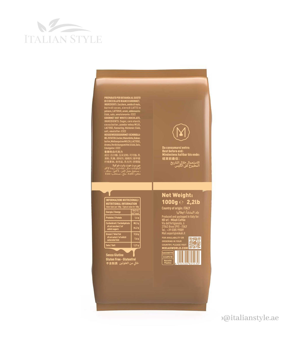 Mikah Gourmet  Hot White Chocolate 1 KG