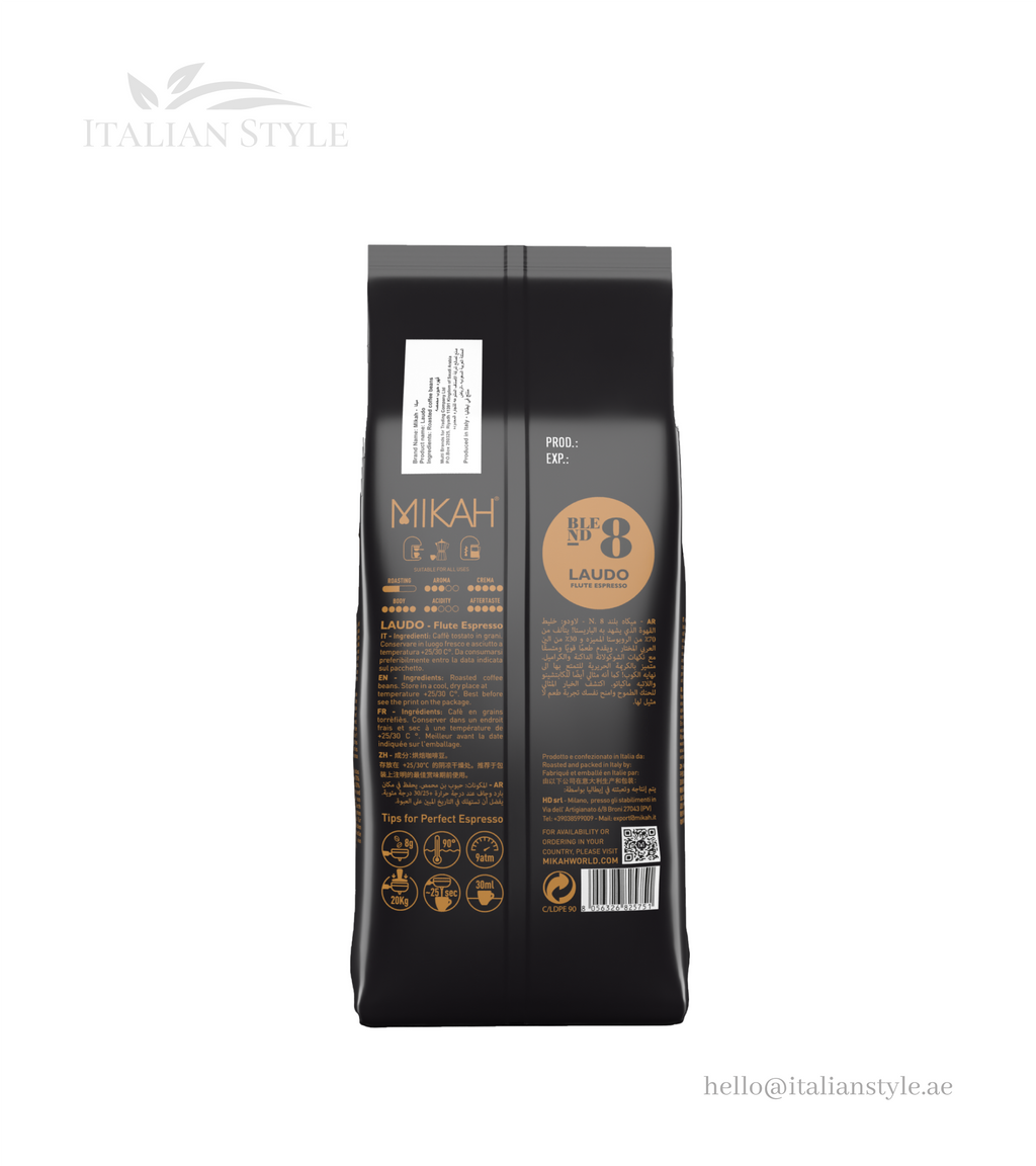 Laudo N.8 - 1kg Barista's Choice - Espresso Intenso e Cremoso