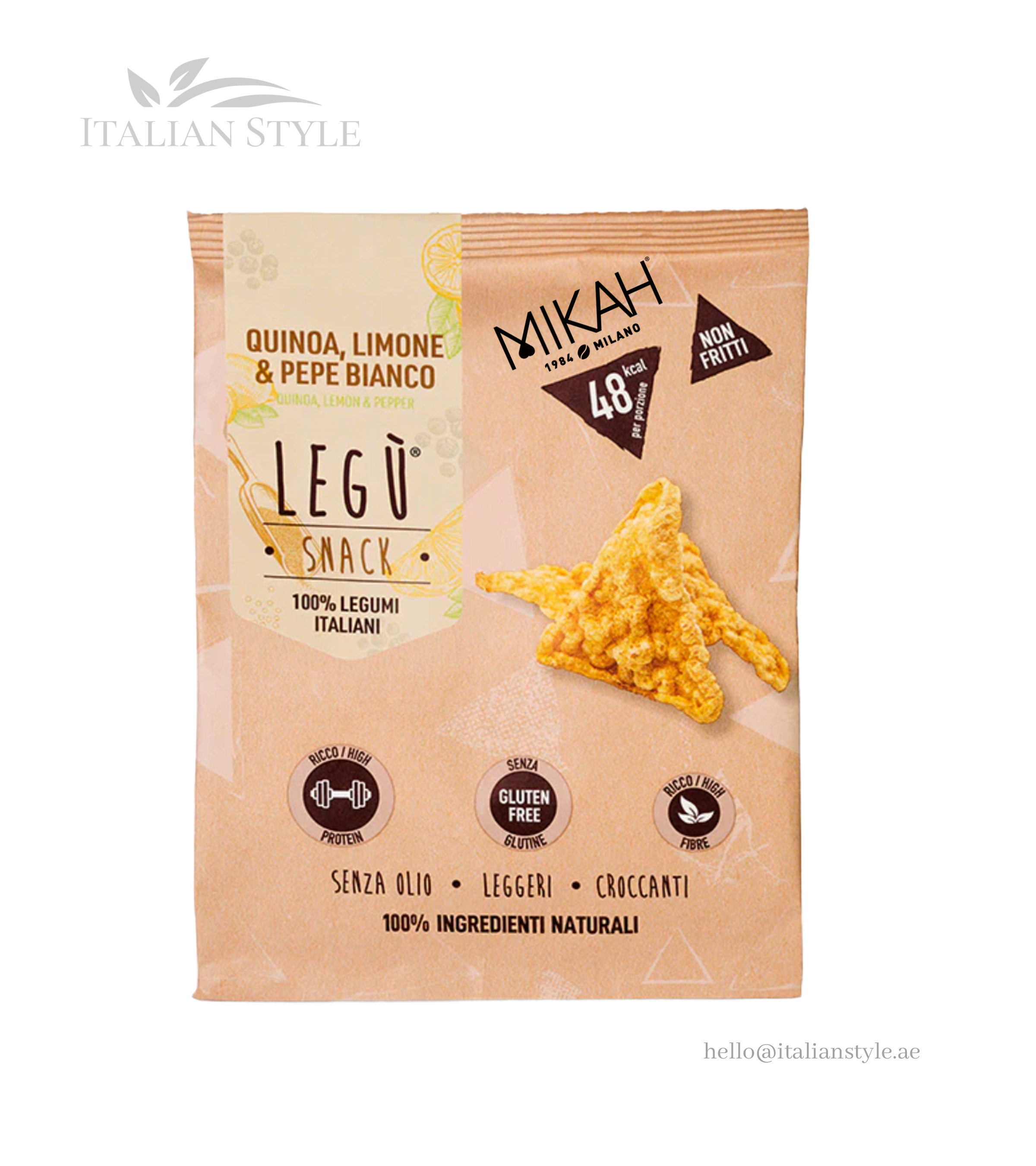 Italian Legume Snacks with Lemon and Pepper