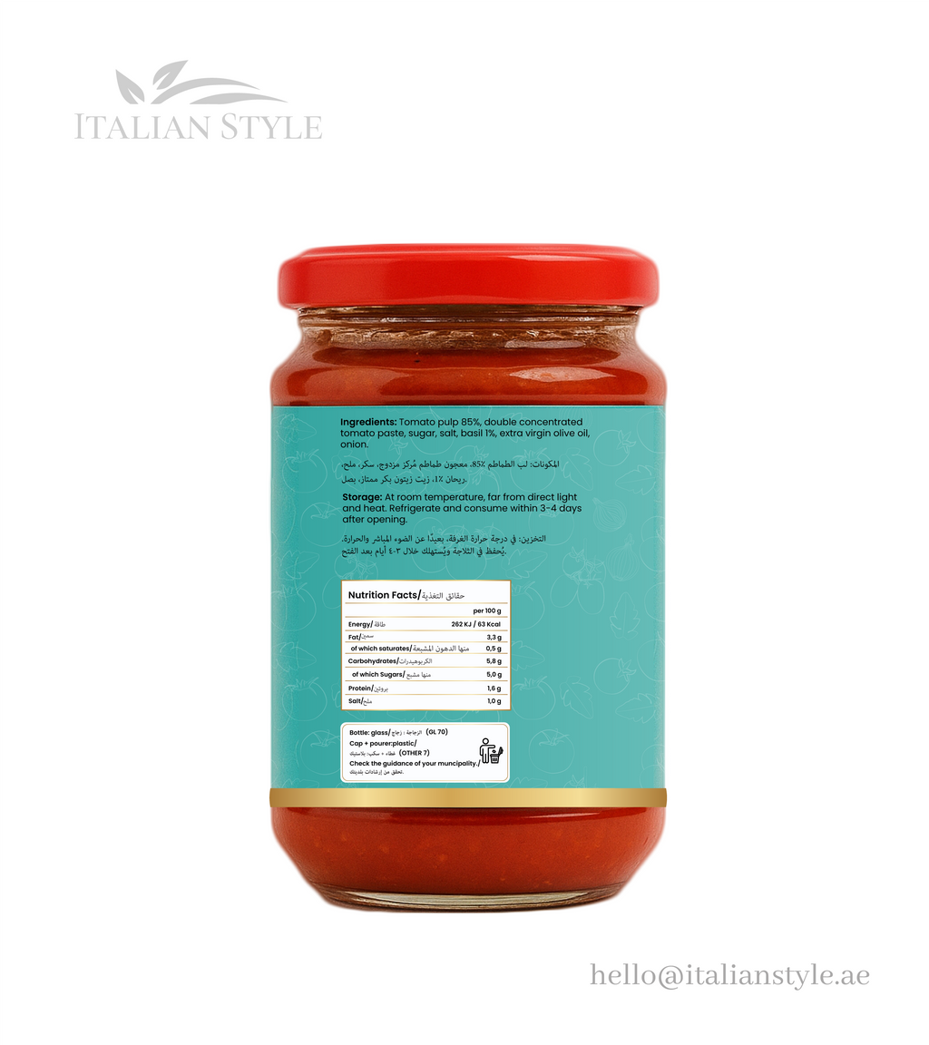 Tomato & Basil Sauce