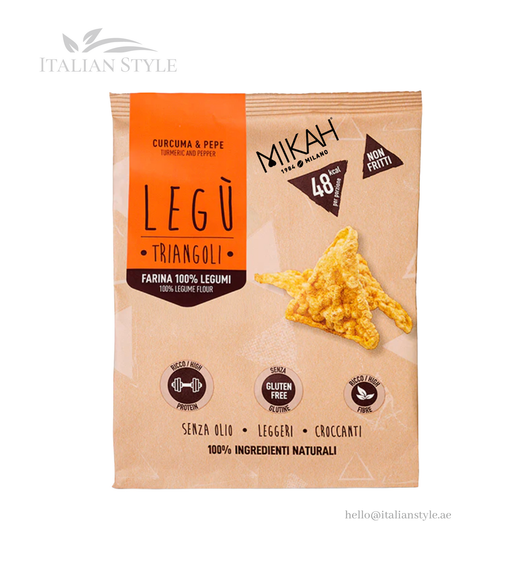 ITALIAN LEGUME SNACKS WITH TURMERIC AND PEPPER
