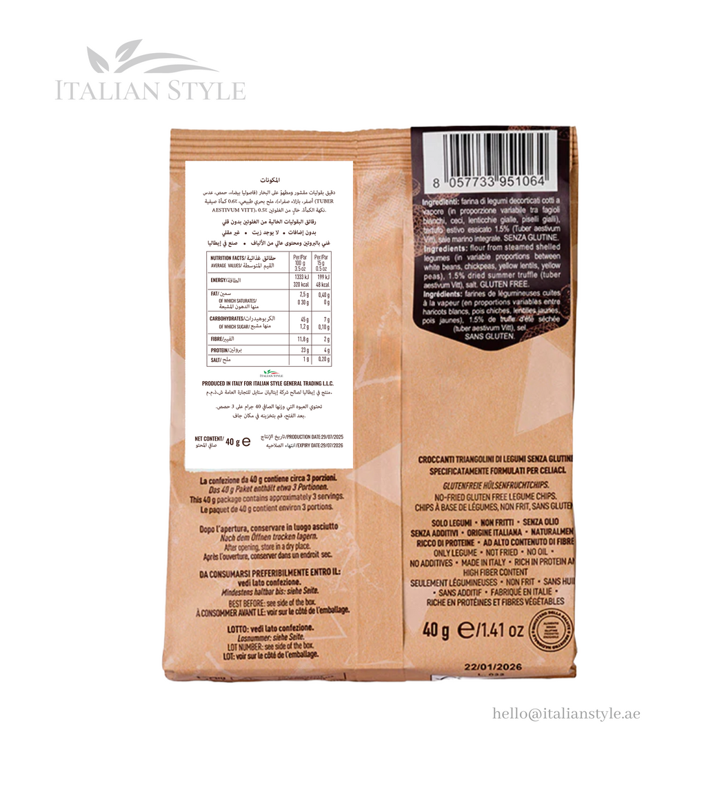 Italian Legume Snacks with Truffle